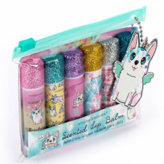 Σετ 6 τεμ Lip Balm Tri-Coastal glitter dog 6x4,2g