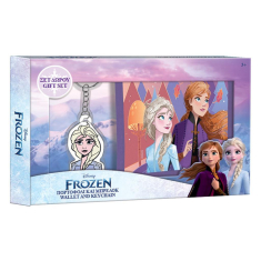 Σετ δώρου Frozen πορτοφόλι και μπρελόκ