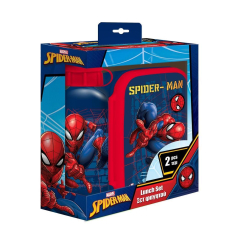 Σετ φαγητοδοχείο 800ml - παγούρι αλουμινίου 500ml Disney Spider-Man