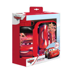 Σετ φαγητοδοχείο 800ml - παγούρι αλουμινίου 500ml Must Cars