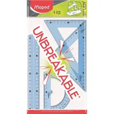 Σετ γεωμετρίας Maped Unbreakable 20 cm 4 τεμ