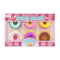 Σετ γόμες Dainty Donuts Vanilla Scented 6 τεμ