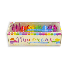 Σετ γόμες Macaron Vanilla Scented 6 τεμ