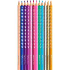 Σετ ξυλομπογιές Faber Castell Sparkle 12 τεμ 201737
