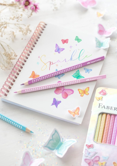 Σετ ξυλομπογιές Faber Castell Sparkle Pastel 12 τεμ 201910