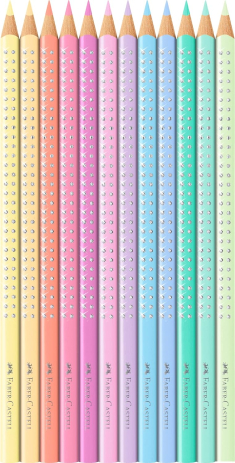 Σετ ξυλομπογιές Faber Castell Sparkle Pastel 12 τεμ 201910