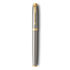 Σετ Parker ΙΜ Πένα Core Brush Metal GT με δερμάτινη θήκη καρτών