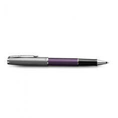 Σετ Parker Sonnet Essential Violet CT Rollerball με δερμάτινη θήκη