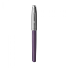 Σετ Parker Sonnet Essential Violet CT Rollerball με δερμάτινη θήκη