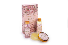 Σετ περιποίησης σώματος Tri-Coastal με body lotion 100ml, shower gel 100 ml και scrub 50ml