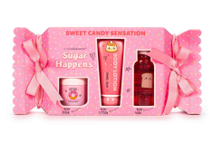Σετ περιποίησης σώματος Tri-Coastal Sugar Happens Body wash, lotion και scrub