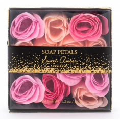 Σετ σαπούνια Tri-Coastal τριαντάφυλλα Sweet amber scented 36gr