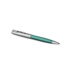 Σετ Στυλό Διαρκείας Sonnet Parker Essential Green CT με δερμάτινη θήκη