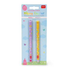 Σετ στυλό Legami με γόμα Hoppy Easter 0.7 mm