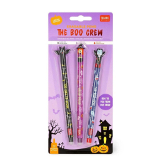 Σετ στυλό Legami με γόμα The boo crew 0.07 mm