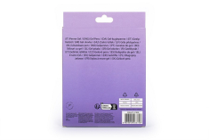 Σετ στυλό Tri-Coastal gel glitter pastel 12 τεμ