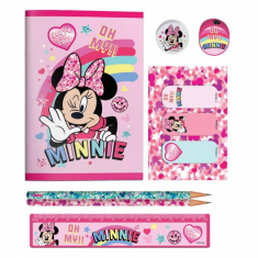 Σετ σχολικό Minnie σε τσαντάκι PVC