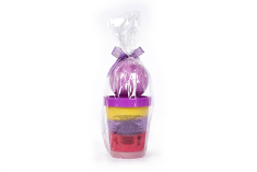 Σετ Tri-Coastal soufle scrub and bath bomb Summer Peach 320g