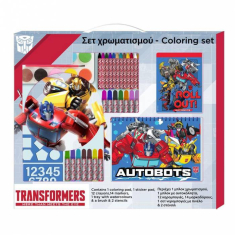 Σετ χρωματισμού Transformers 54x47cm 0483202