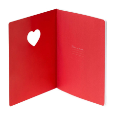 Σημειωματάριο Legami Large B5 Heart