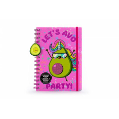 Σημειωματάριο Tri-Coastal με λάστιχο Avocado Party