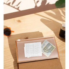 Σημειωματάριο Wanderlust travel δερματίνη 12x20