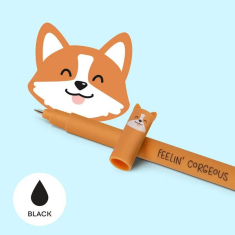 Στυλό Legami με γόμα Corgi 0.7 mm