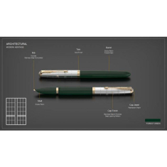 Στυλό Parker 51 Premium Forest Green GT