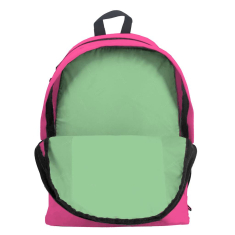 Σχολική Τσάντα Must Monochrome Plus πολυθεσιακή ροζ fluo 32x19x42cm