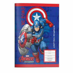 Τετράδιο καρφίτσα Avengers 17x25 40Φ.