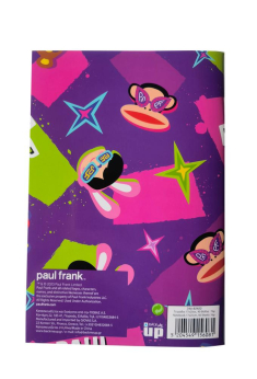 Τετράδιο καρφίτσα BMU Paul Frank Bubble - Punk 17x25 40Φ.