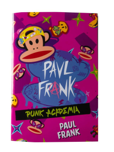 Τετράδιο καρφίτσα BMU Paul Frank Bubble - Punk 17x25 40Φ.