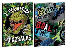 Τετράδιο καρφίτσα BMU T-Rex - Goal 17x25 40Φ.