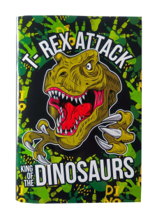 Τετράδιο καρφίτσα BMU T-Rex - Goal 17x25 40Φ.