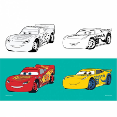 Τετράδιο καρφίτσα Cars 17x25 40Φ.