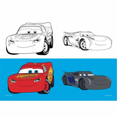 Τετράδιο καρφίτσα Cars 17x25 40Φ.