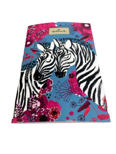 Τετράδιο καρφίτσα Hallmark Love Zebra - Bug 17x25cm