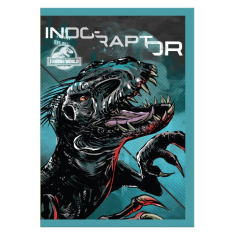 Τετράδιο καρφίτσα Jurassic World 17X24 40φ