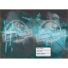 Τετράδιο καρφίτσα Jurassic World 17X24 40φ