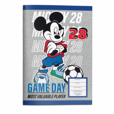 Τετράδιο καρφίτσα Mickey 17x25 40Φ.