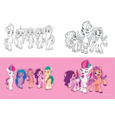 Τετράδιο καρφίτσα My Little Pony 17x25 40Φ.