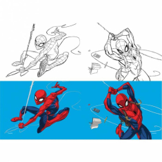 Τετράδιο καρφίτσα Spiderman 17x25 40Φ.