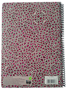 Τετράδιο σπιράλ Hallmark Animal Print - Live Work 2 θεμάτων A4