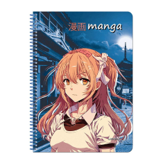 Τετράδιο σπιράλ Manga 2 θεμ. A4 60Φ/70gr