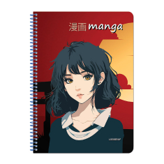 Τετράδιο σπιράλ Manga 2 θεμ. A4 60Φ/70gr