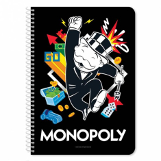 Τετράδιο σπιράλ Monopoly 2 θεμάτων Α4