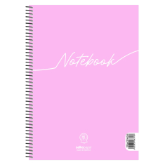 Τετράδιο σπιράλ Notebook 3 θεμάτων A4 (Διάφορα Χρώματα)