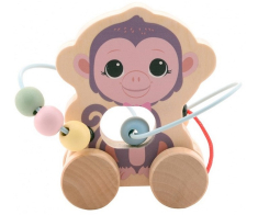 The Wildies Family Wooden Rolling Animal