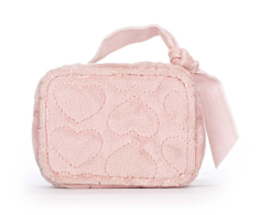Θήκη χαπιών Tri-Coastal Cozy Velvet Quilted Heart