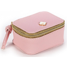 Θήκη χαπιών Tri-Coastal Pebble Leather σομόν